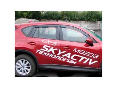 Дефлекторы окон 4 door MAZDA CX5 2012-2017 от SIM Дефлекторы окон 4 door MAZDA CX5 2012-2017