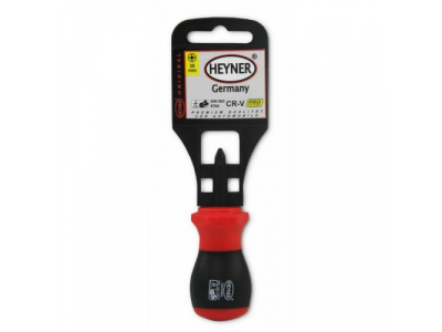 Отвертка крестовая PH2 30mm PRO от HEYNER Отвертка крестовая PH2 30mm PRO