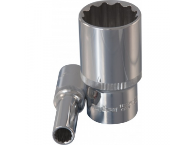 Головка торцевая 12 гранная глубокая 1/2"DR 14мм., Ombra 112214 от OMBRA Головка торцевая 12 гранная глубокая 1/2"DR 14мм., Ombra 112214