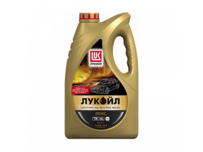 Моторное масло ЛУКОЙЛ Люкс 5W40 SN/CF, 4л от LUKOIL Моторное масло ЛУКОЙЛ Люкс 5W40 SN/CF, 4л