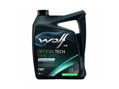 Моторное масло WOLF OFFICIALTECH 5W30 UHPD 5L